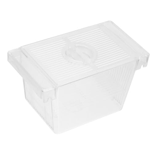 Sosoport Brutkasten für Frittierboxen Anlage Haken Zucht Panzer Deckel Kiste Tank trennwand für Aquarium Aquarientrenner Brutschrank braten acrylbox Separator Trennnetz für Aquarien Plastik von Sosoport