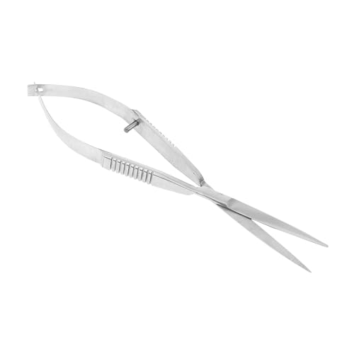 Sosoport Federschere Edelstahl-Aquarienschermaschine Reinigungswerkzeuge für Aquarien Federwerkzeug Aquarium Scissors Aqua-Plant Scissors Aquarienschere Aquarienversorgung Rostfreier Stahl von Sosoport