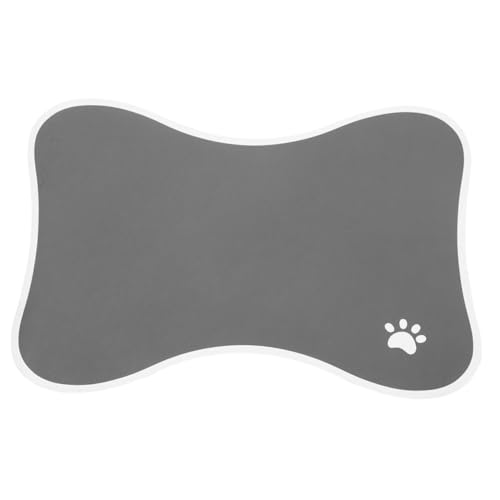 Sosoport Wasserabsorbierende Matte Für Hunde Platzset Für Haustiere Rutschfestes Design Für Futter- Und Wassernäpfe von Sosoport