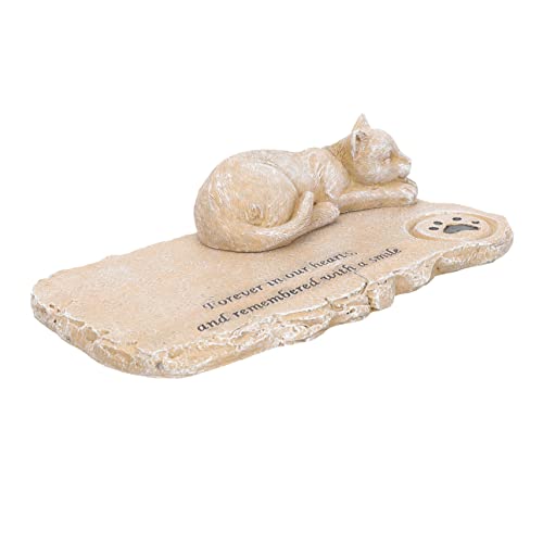 Sosoport Harz Katze Garten Ornamente Memorial Stein Haustier Grabstein Outdoor Katze Grabstein Katze Memorial Steine ​​Hund Memorial von Sosoport