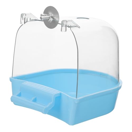 Sosoport Hängende Vogelbadewanne Für Papageien Badebox Für Käfige Pet Bird Bathtub Ideal Für Wellensittiche Und Andere Vögel Praktisches Zubehör Für Vogelpflege von Sosoport