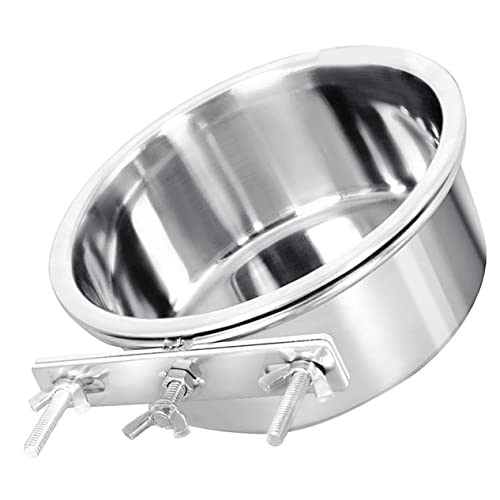 Sosoport Hängender Fressnapf Katzennapf aus Edelstahl Futternapf für Kätzchen edelstahlschüsseln Stainless Steel Bowl Hundenäpfe Katzennäpfe praktischer Welpennapf praktischer Kätzchennapf von Sosoport