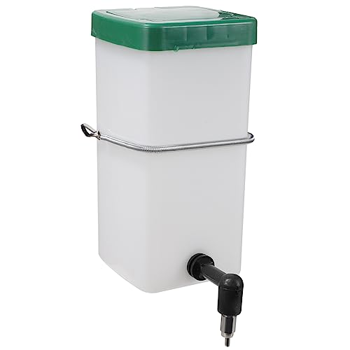 Sosoport Hängender Trinkbrunnen Wasserspender für Kaninchen auslaufsichere Wasserflaschen klare Wasserflasche klarer Behälter automatische Wasserzufuhr Wasserspender für Haustierkäfige PVC von Sosoport