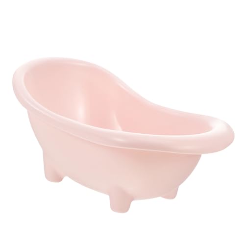 Sosoport Hamster Badewanne Hamster-Sandbad-Fall Badewanne für Haustiere Hamster sandbad Hamster Spielzeug Meerschweinchen-Toilette Hamsterbadewanne für den täglichen Gebrauch Plastik Rosa von Sosoport