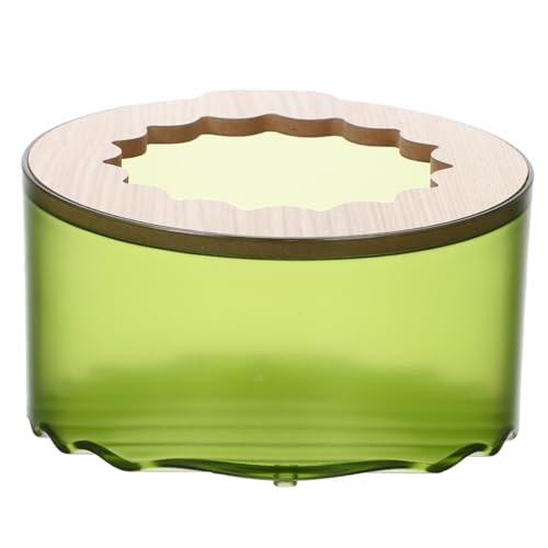 Sosoport Hamster Toilette Hamster badewanne Rosa Hamsterkäfig Badewanne für Haustiere Rattenbadbecken Hamster klo Hamster sandbad Hamster-Sandbadehaus Meerschweinchen-Badewanne Abs Green von Sosoport