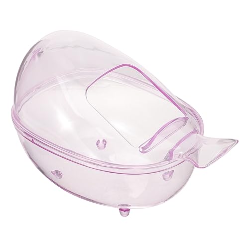 Sosoport Hamsterbad Rennmaus-sandbadewanne Badezimmer Für Kleine Tiere Hamsterhaus Hamster Badewanne Hamstersandbad Rennmaus Badesand Rennmaus-badewanne Kleine Badewanne Lavender Plastik von Sosoport