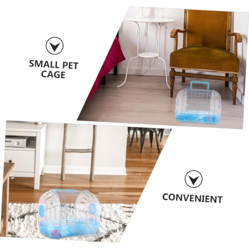 Sosoport Hamsterkäfig Rattenkäfig Hamster-Reisetasche Transportbox für Hamster Hamsterbett Hamsternest petg Haustier Hamsterhaus Eichhörnchenhaus klein Igel Eichhörnchen reisen Plastik von Sosoport