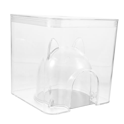 Sosoport Hamsterkühlhaus Sommer Hamsterhaus Lebewesen Badehaus Wasserkühlnest Tier Hamster versteck kühlmatte Hamster Hamsterversteck Sommer kühles Aluminium Transparent von Sosoport