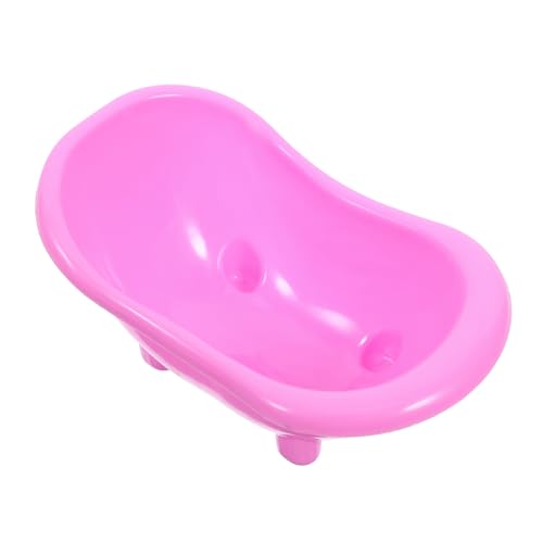 Sosoport Hamsterwanne Hamster Spielplatz Hamster Spielzeug Kleintier Badezimmer-Zubehör Lebewesen Badezimmer Hamster-Sandbadeschüssel Wasserspender für Hamster Rennmaus Badehaus Abs Rosa von Sosoport