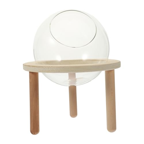 Sosoport Hamsterwanne Mini-Badezimmer Wannen Sauna Hamsterbad Sandzimmer Rattenhaus Tierbad Hamster sandbad Hamster-Sandbad Transparente Hamsterbadewanne Kleine Hamsterbadewanne Holz Khaki von Sosoport