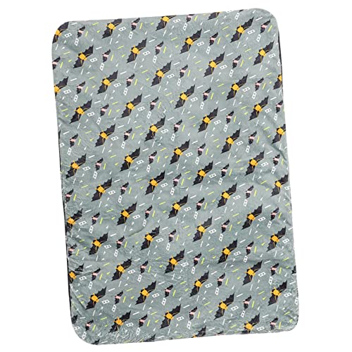 Sosoport Haustier-Halloween-Matte warmes Katzenbett Halloween Scatter Hundebett pet Heating pad Hunde thermodecke Katzenbetten Heizmatte für Haustiere Selbstheizendes Katzenkissen Stoff von Sosoport