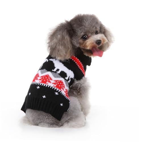 Sosoport Welpenkostüme Party-hundetuch Haustier-Weihnachtspullover Hundepullover Für Kleine Hunde Süßer Pullover Welpen-Outfits Gestrickte Pullover Halloweenkostüm Hundekleidung Der Hund von Sosoport