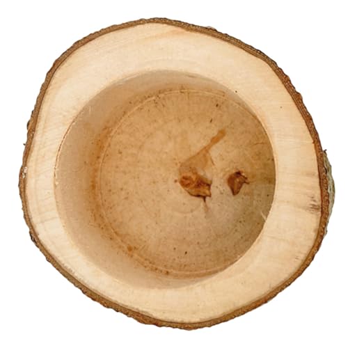 Sosoport Haustier-holznapf Abwaschbarer Fressnapf Chinchilla-Accessoire Futterautomat Für Hamster Dekorative Hasenschalen Futter Für Mäuse Futterbehälter Für Hamster Igel-Gerichte Obstbaum von Sosoport