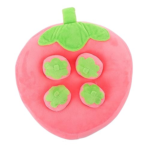 Sosoport Haustier schnüffeln Schnüffelmatte für Katzen Hunde-Leckerli Hundenapf Hundewerfer schnüffelteppich Dog Toy Schnüffelspielzeug für Hunde Futtermatte für Welpen PP Baumwolle Rosa von Sosoport