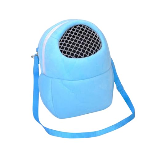 Sosoport Haustier-tragerucksack Kaninchenträger Kaninchenzelt-versteck Tragetasche Für Kleintiere Kleiner Hunderucksack Die Einkaufstasche Welpen Rucksack Hamster Chinchilla-zubehör Blue von Sosoport