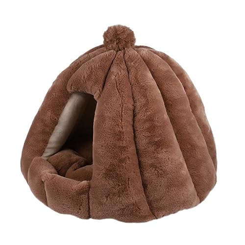 Sosoport Haustierbett Hundebett Katzenhausbett Haustierzelt Katzenbett Haustierhaus Nisten Rest Hund Warme Matte Winterbett Neujahrsgeschenke Gemütliches Katzenbett Hase Runden von Sosoport