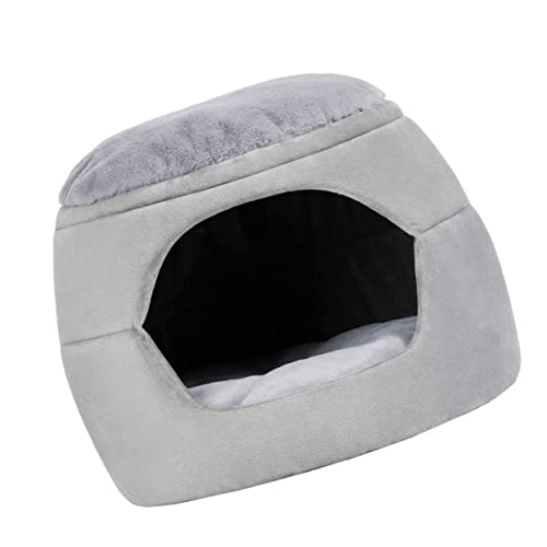 Sosoport Haustierbett Katze Kätzchen Warmer Schläfer Kürbisstand Halloween pet Bed haustierfeldbett Haustiere Falthaus Winternest für Hunde Haustier warmes Nest schlafen das Bett Kleidung von Sosoport