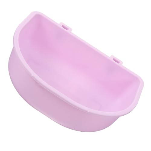 Sosoport Haustiernapf plastikschälchen wasserschüssel Dog Bowl hängende Haustierschüssel Zwinger Wassernapf hängend katzenklo Hundeleine hundenäpfe aus Kunststoff Kleiner Hundenapf Violet von Sosoport