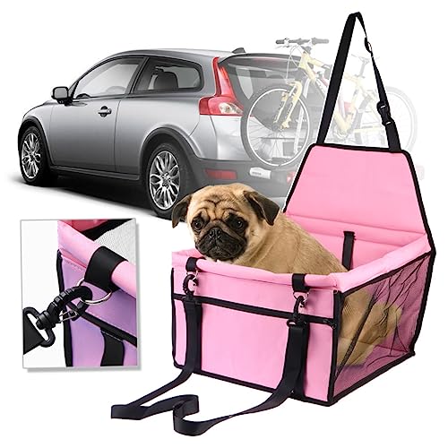 Sosoport Haustiertasche für den Autositz Hunde-Panda-Kostüm Sitze für Haustiertaschen Dog car seat Covers hundeautositz autositzauflage Mesh-Haustiertasche Autobett für Haustiere Rosa von Sosoport