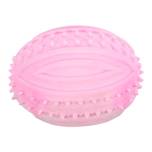 Sosoport Hundeball Gummi Kauspielzeug für Welpen Kauspielzeug für Haustiere interaktives Hundespielzeug Pey jagt Spielzeug Hunde Spielzeug quitschen Dog chew Toy tragbar Fußball Rosa von Sosoport