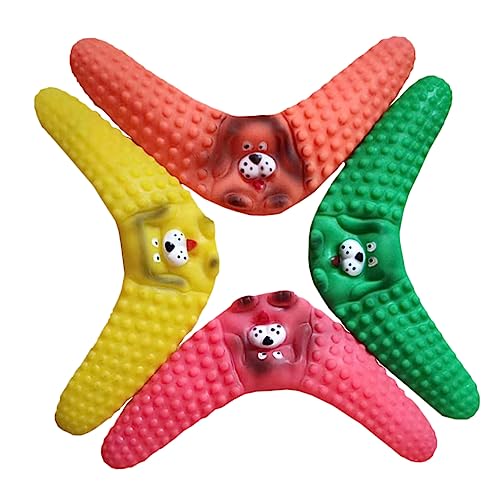 Sosoport Hundespielzeug Zum Kauen Interaktive Gummispielzeuge Für Hunde Zahnpflege Und Kauvergnügen Robustes Und Sicheres Hundespielzeug Für Outdoor Aktivitäten Zufällige von Sosoport