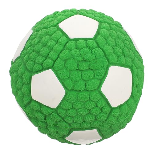 Sosoport Hundespielzeugball knete Spielzeug knetspielzeug Spielzeug für Haustiere Hunde quietschender Ball Spielzeuge kleine Bälle für Hunde Kauspielzeug für Hunde Backenzahn Fußball Gummi von Sosoport