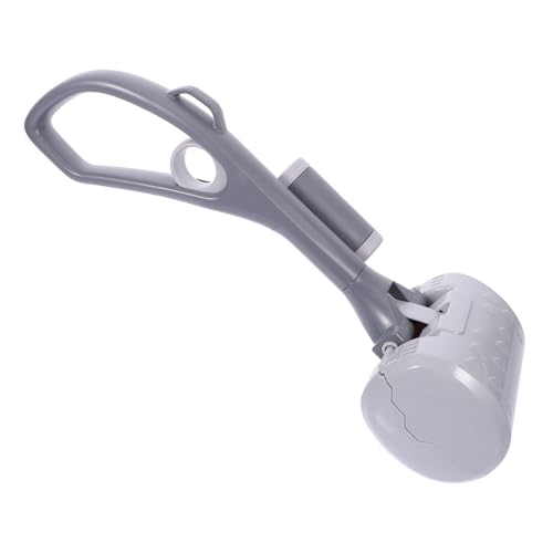 Sosoport Hundetoilette Haustier Reinigung Haustier-Kotschaufel Hundekot-Clip Hundekotschaufel Kotschaufel mit Schere Tragbarer Kotschaufel für Hunde Kotschaufel, robust Abs Grey von Sosoport