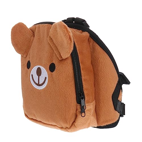 Sosoport Haustier Rucksack Für Hunde Multifunktionale Tragetasche Für Kleine Tiere Größe L Brauner Bär Ideal Für Wanderungen Reisen Und Den Täglichen Gebrauch Praktische von Sosoport