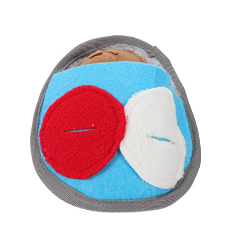 Sosoport Kaninchen-schnüffelpad Hamster Schnüffelmatte Hundefutter-Puzzle-Feeder Kaninchenspielzeug Für Hasen Haustierfutter Verstecktes Spielzeug Kaninchen Schnüffelmatte Polarfleece von Sosoport