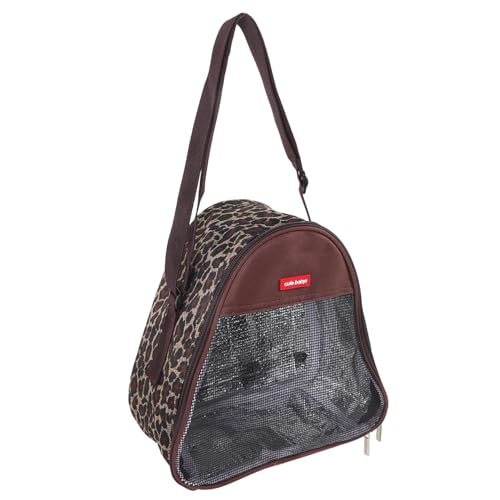 Sosoport Belüftete Haustiertasche Kleintier-Tragetasche für Katzen Reisen Camping Sightseeing Netztasche Haustier-transporttasche von Sosoport