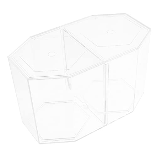 Sosoport Kasten Betta-Box Aufzeichnen Fischbecken Mit Trennwand Mehrere Fischnetz Aquariumständer Senker Fischfutterspender Für Aquarien Weichköder-Organizer Teiler Panzer Transparent Abs von Sosoport