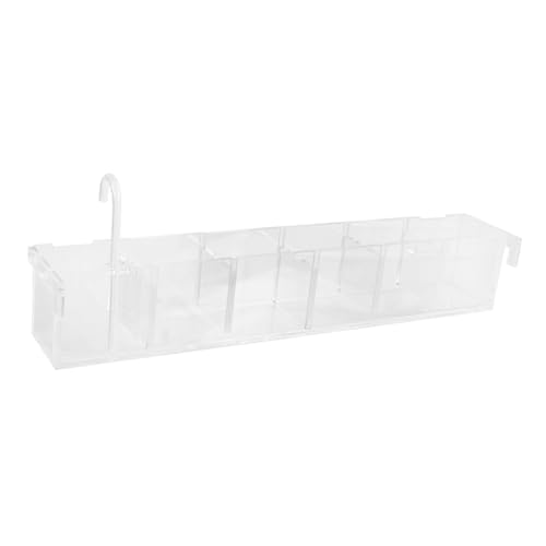 Sosoport Kasten Filter Für Fischbecken Kochfeld Unterlage Tank Spitze Pinguin System Aquarium Aquarium Pumpenaquarium Gerät Automatisch Reinigungsmittel Reiniger Groß Transparent Acryl von Sosoport