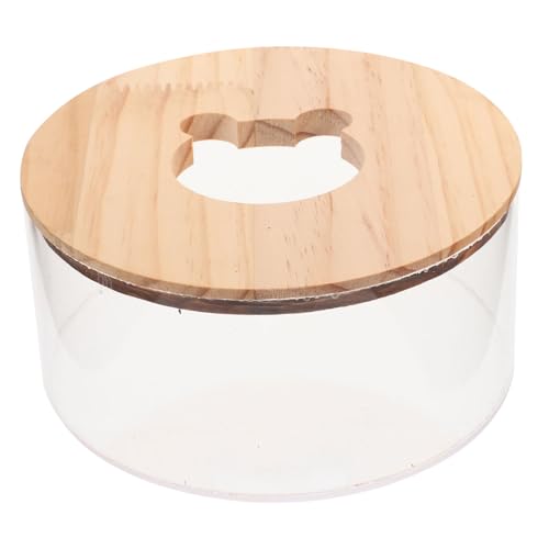 Sosoport Kasten Hamsterbad Zwerghamsterkäfig Hamster-Badewannen Hamster Badewannen Meerschweinchen-Toilette Hamster klo Hamster sandbad Hamstertoilette Sandbecken für Meerschweinchen Acryl von Sosoport