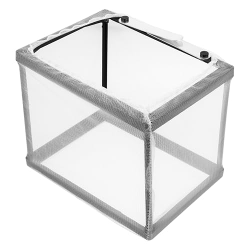 Sosoport Kasten Isolationsnetz Für Aquarien Aquarienfische Betta-Aquarium Mit Trennwand Separator Zuchtbecken Fall Fischzucht Fisch-isolationsfall Aquariumzubehör Plastik Black von Sosoport