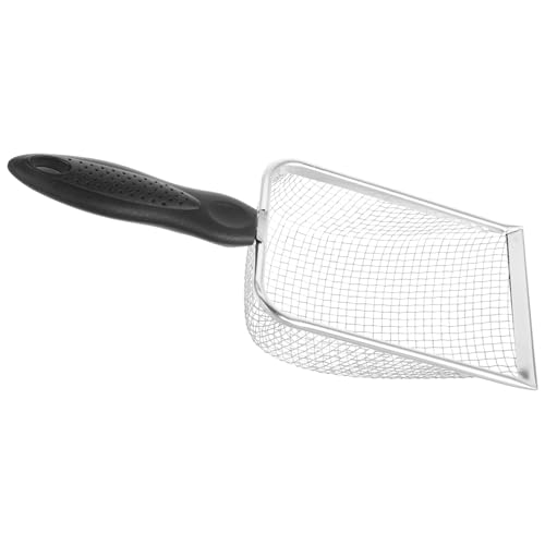 Sosoport Filterung Sand Scoop Schaufel Für Reptilien Edelstahl Mesh Streu Reiniger Pet Supplies von Sosoport