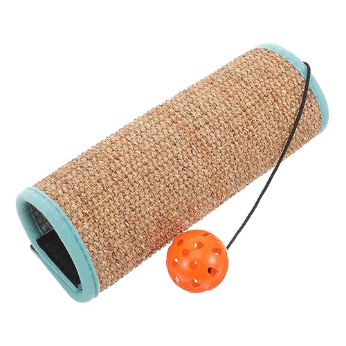 Sosoport Katzenspielzeug Glocke Kätzchen-kratzbrett Sisal-Roller Modisches Design Sicher für Katzen von Sosoport