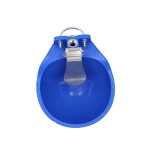 Sosoport Kuh Wassernapf Kuh-Trinknapf, Wassernapf Bewässerungsanlage für den Bauernhof Tiertränke Kuhtränke Hunde trinkbrunnen Hunde wasserspender Bauernhof Wasserschale Pferdetränke Blue von Sosoport