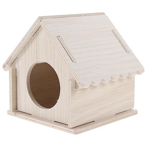 Sosoport Meerschweinchen Haus Aus Holz Kuschelhöhle Für Kleine Haustiere Versteckhaus Für Hamster Und Ratten Spielzeugzubehör Für Tierkäfig Sosoport Meerschweinchen Haus Aus Holz Kuschelhöhle Für Kleine Haustiere Versteckhaus Für Hamster Und Ratten Spielzeugzubehör Für Tierkäfig von Sosoport