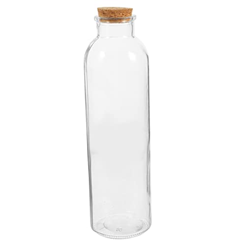 Sosoport Trinkflasche Kühlend Ökologische Mikrolandschaft Pflanzenterrarium Terrarienglas Kompakte Wasserflasche Lagercontainer Vase Flasche Moospflanze Micro-landschafts-DIY-Flasche Transparent von Sosoport