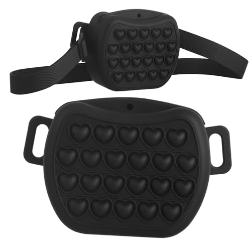 Sosoport Packung Hundefutter Leckerli-trainingstasche Für Hunde Tasche Für Hundeleckereien Hundetaschen Hundespaziergang-leckerli-Tasche Hunde-leckerli-träger Black Kieselgel von Sosoport