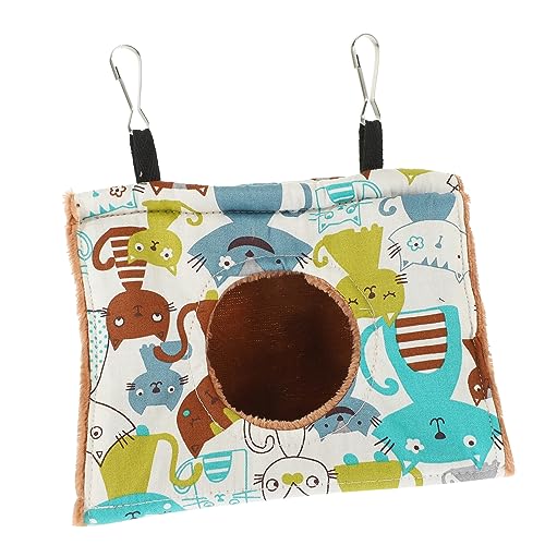 Sosoport Hängendes Vogelbett Für Kleintiere Winter-hängematte Für Nymphensittiche Kanarienvögel Und Hamster Weiches Atmungsaktives Design Für Gemütliche Nächte Der Kalten Jahreszeit Sosoport Hängendes Vogelbett Für Kleintiere Winter-hängematte Für Nymphensittiche Kanarienvögel Und Hamster Weiches Atmungsaktives Design Für Gemütliche Nächte Der Kalten Jahreszeit von Sosoport