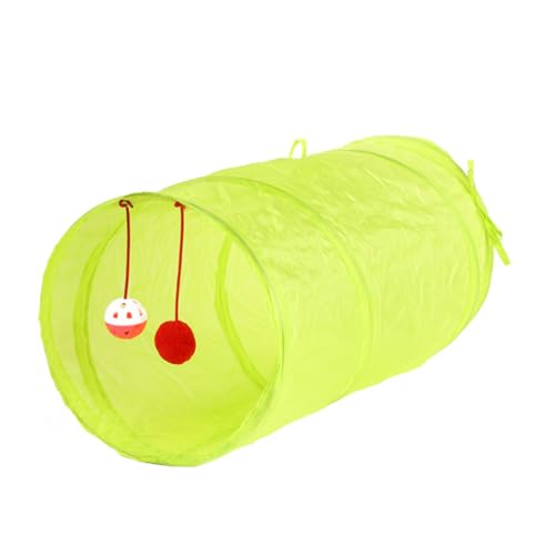 Sosoport Papiertunnel pet Katzentunnel cat Activity cat Toys cat Bed Spielzeug für Kätzchen Haustierspielzeug für den Innenbereich Haustierzubehör Tragbares Katzenspielzeug Polyester von Sosoport