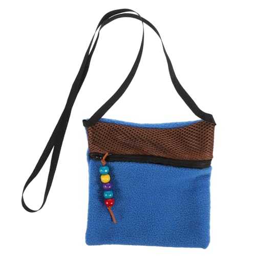 Sosoport Tragetasche für Kleintiere Meerschweinchen-Tasche Atmungsaktiv für Rattenkäfige Hamster Outdoor-Reisetasche Riemen Zufällige Farbe von Sosoport