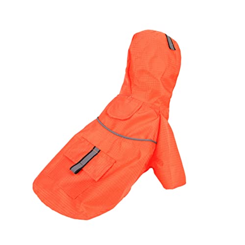 Sosoport Regenponcho Für Hunde Whippet-Regenmantel Regenjacke Für Haustiere Kleiner Hund Regenmantel Poncho-Regenmantel Hunderegenmäntel Für Kleine Hunde Hundeponcho Kleidung Wasserdicht von Sosoport