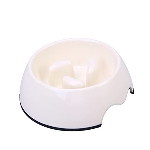 Sosoport Pet Slow Feeding Bowl Große/Tiere -Choke Gesunde Ernährung Weiß von Sosoport