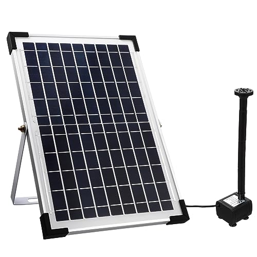 Sosoport Solarbetriebene Wasserpumpe Für Garten Und Landschaft Effizienter Solarspringbrunnen Mit Leistungsstarker Membranpumpe Ideal Für Teich Terrasse Und Outdoor Dekoration von Sosoport