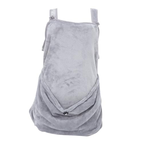 Sosoport Tragetasche Für Katzenschürze Katzentasche Halten Hund Hält Schürze Katzenschlafsack Katzenhaustierhalteschürze Schlafschürzen Für Katzen Katze Hält Schürze Flanell Grey von Sosoport