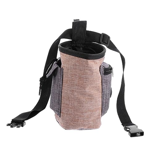 Sosoport Trainings Paket für Haustiere Hunde Trainingstasche hundetraining Tasche Hündchen Leckereien Leckerli-Tasche für Haustiere Snack-Taschen Welpe Hundebelohnungsbeutel draussen Flachs von Sosoport