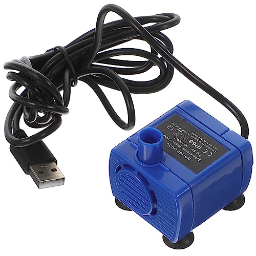 Sosoport Wasserspenderpumpe Für Haustiere Haustierwasser Wasserpumpe USB Wasserspender Pumpe Wassermotor Brunnenpumpe Gleichstrompumpe Für Aquarien Tauchfähig Zubehör Für Katzenbrunnen von Sosoport