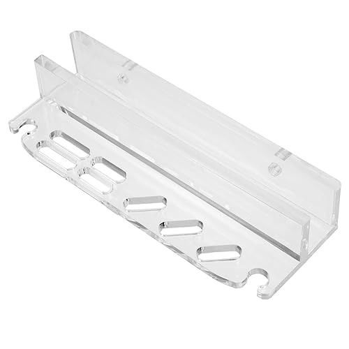 Sosoport Aquarium-Werkzeug-Organizer Fischtank-Rack- 3 Löcher für Schere Pinzette Schnelle Montage von Sosoport